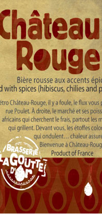 Chateau Rouge bottle label