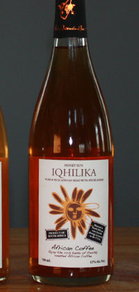 iQhilika Coffee Mead bottle