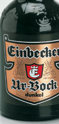 Einbecker Ur-Bock Dunkel 11.2oz bottle & 300mL glass.